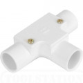 PVC 25mm Inspection Tee White